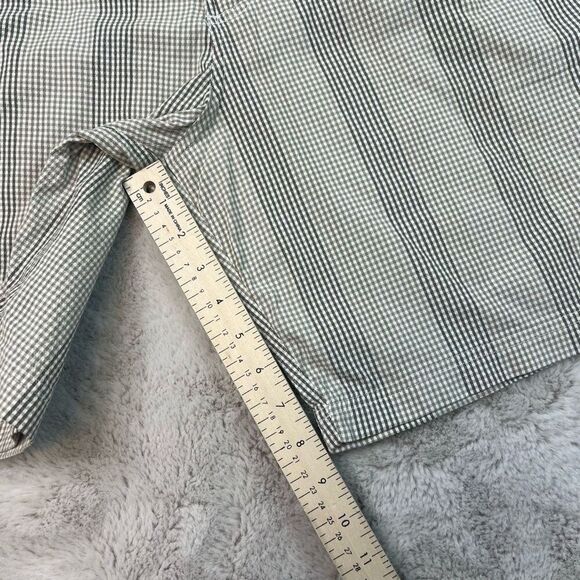 Lululemon Chino Shorts Mens Size 38 Checkered Beige Brown Vintage 9" Inseam - Picture 4 of 8